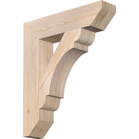 Ekena Millwork Olympic Slat Smooth Bracket, Douglas Fir, 5 1/2"W x 26"D x 30"H BKT06X26X30OLY06SDF